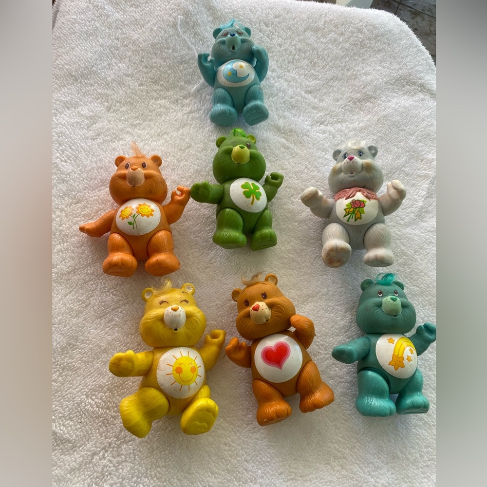 Colorful Care Bears Plush Toy Collection